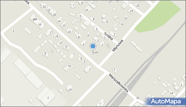 Czarna Białostocka, Marszałkowska, 2, mapa Czarna Białostocka