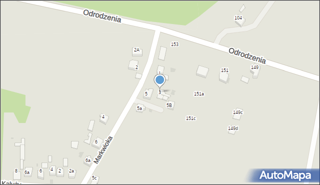 Czerwionka-Leszczyny, Markwioka, 3, mapa Czerwionka-Leszczyny
