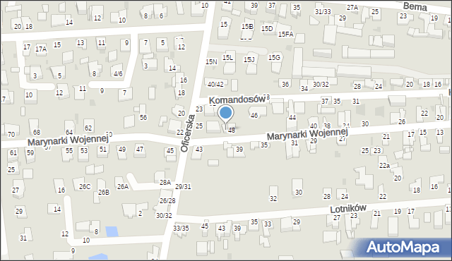 Częstochowa, Marynarki Wojennej, 50, mapa Częstochowy