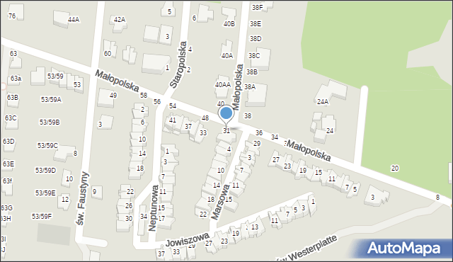 Częstochowa, Małopolska, 31, mapa Częstochowy