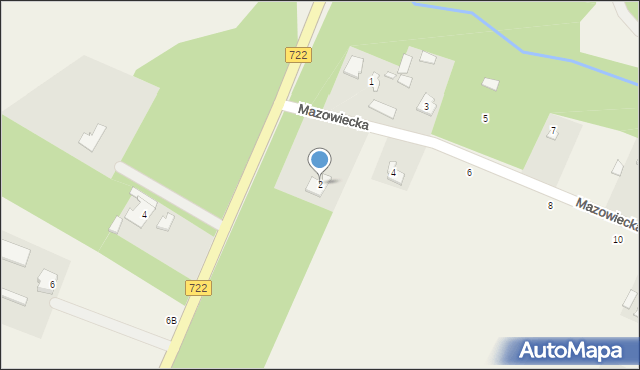 Dobrzenica, Mazowiecka, 2, mapa Dobrzenica