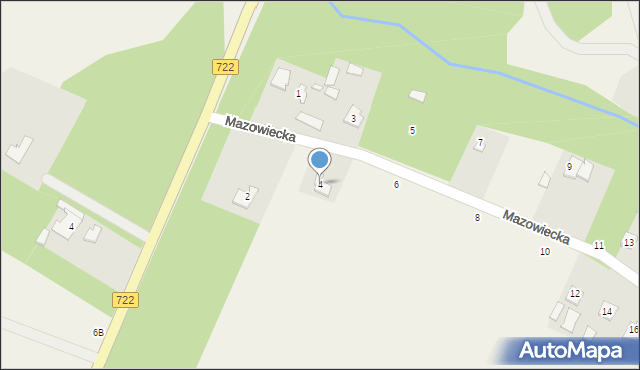 Dobrzenica, Mazowiecka, 4, mapa Dobrzenica