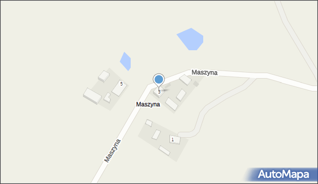 Donimierz, Maszyna, 3, mapa Donimierz