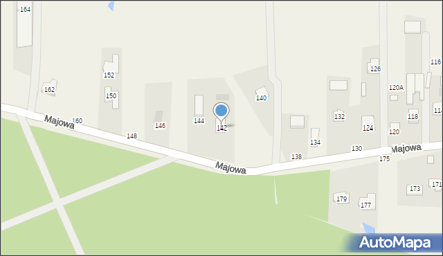 Dziechciniec, Majowa, 142, mapa Dziechciniec