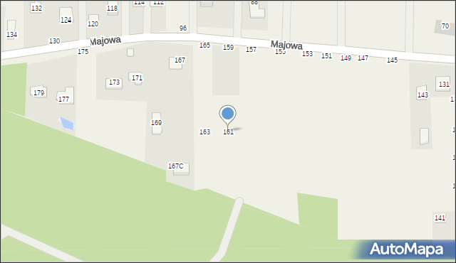 Dziechciniec, Majowa, 161, mapa Dziechciniec
