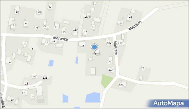 Dzimierz, Marusze, 18, mapa Dzimierz