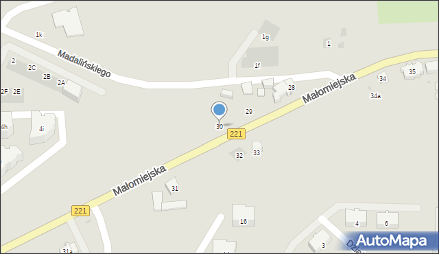 Gdańsk, Małomiejska, 30, mapa Gdańska