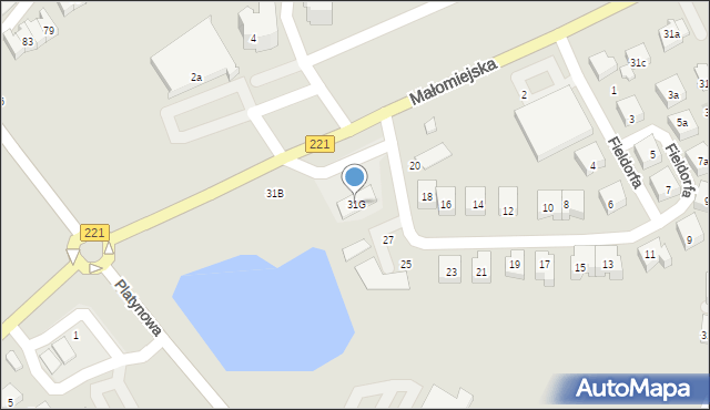 Gdańsk, Małomiejska, 31G, mapa Gdańska