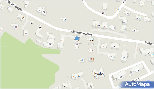 Gdańsk, Matemblewska, 19, mapa Gdańska