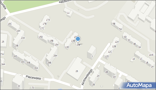 Gdańsk, Matuszewskiego Ignacego, 13e, mapa Gdańska