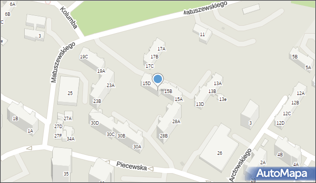 Gdańsk, Matuszewskiego Ignacego, 15C, mapa Gdańska