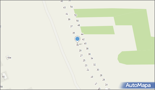 Giebułtów, Malwowa, 31, mapa Giebułtów