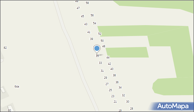 Giebułtów, Malwowa, 35, mapa Giebułtów