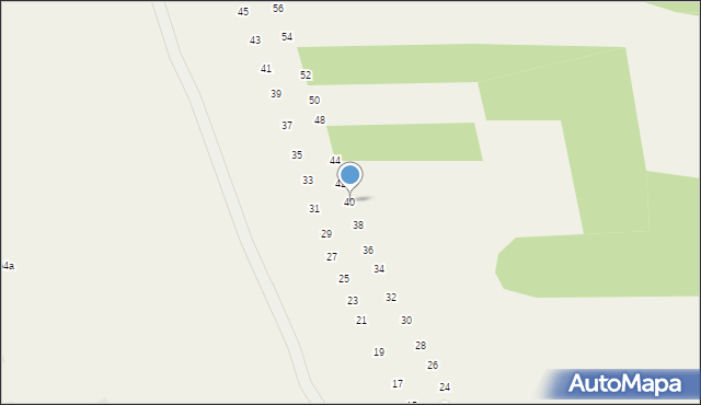 Giebułtów, Malwowa, 40, mapa Giebułtów