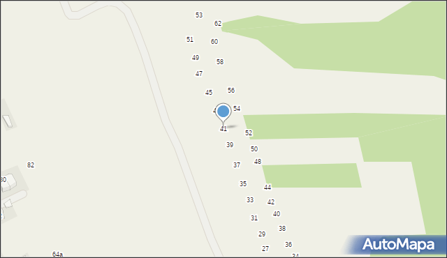 Giebułtów, Malwowa, 41, mapa Giebułtów