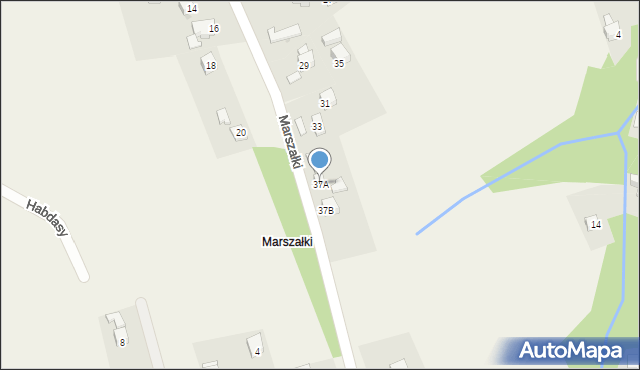 Gilowice, Marszałki, 37A, mapa Gilowice