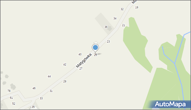 Gliczarów Górny, Matygówka, 25, mapa Gliczarów Górny