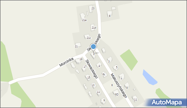 Golasowice, Makuszyńskiego Kornela, 2, mapa Golasowice