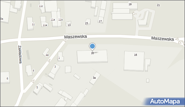 Goleniów, Maszewska, 10, mapa Goleniów