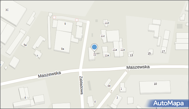 Goleniów, Maszewska, 11, mapa Goleniów