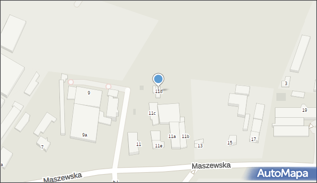 Goleniów, Maszewska, 11d, mapa Goleniów