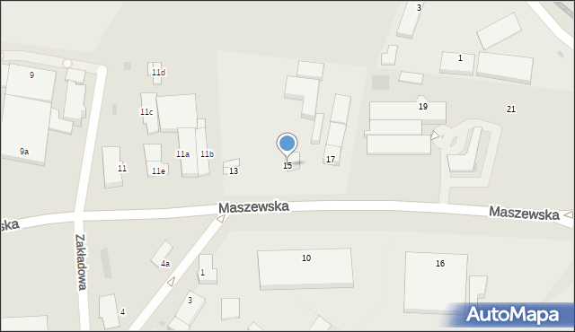 Goleniów, Maszewska, 15, mapa Goleniów