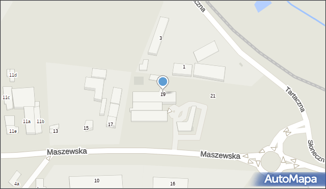 Goleniów, Maszewska, 19, mapa Goleniów