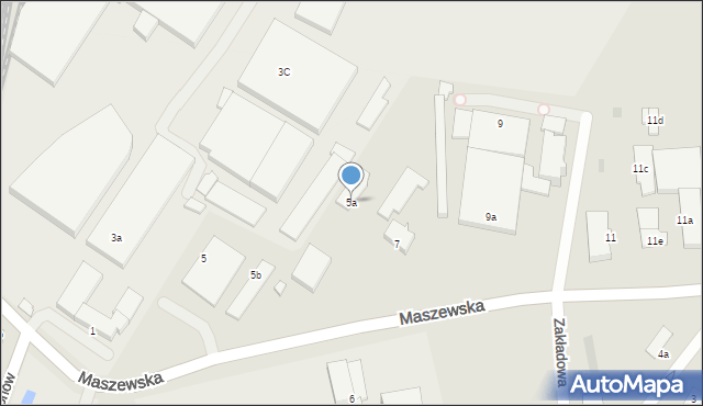 Goleniów, Maszewska, 5a, mapa Goleniów