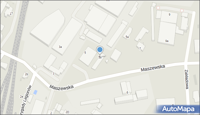 Goleniów, Maszewska, 5b, mapa Goleniów