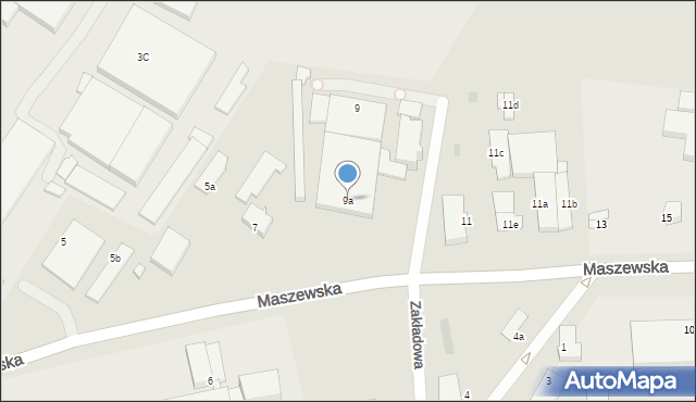 Goleniów, Maszewska, 9a, mapa Goleniów
