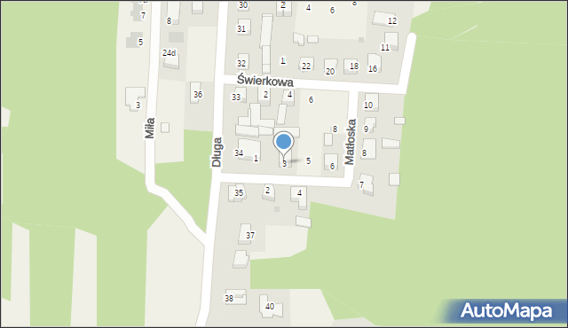 Góra Puławska, Matłoska, 3, mapa Góra Puławska