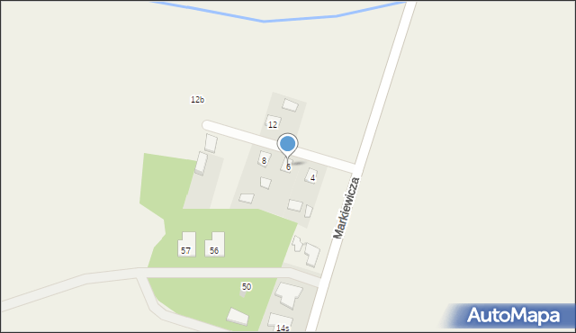 Górsk, Markiewicza Bronisława, bł. ks., 6, mapa Górsk