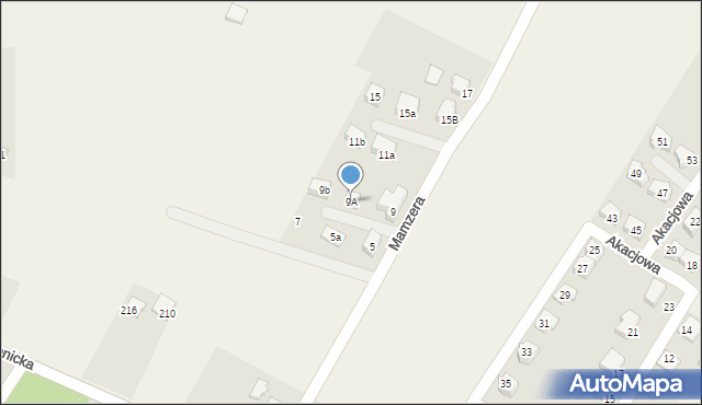 Gostyń, Mamzera Tomasza, ks., 9A, mapa Gostyń