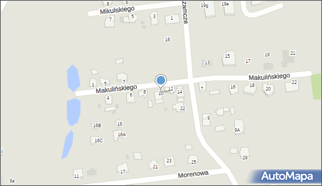 Gostynin, Makulińskiego Stanisława, 10, mapa Gostynin