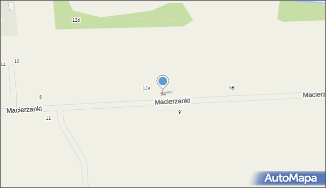 Grzegorzewice, Macierzanki, 6A, mapa Grzegorzewice