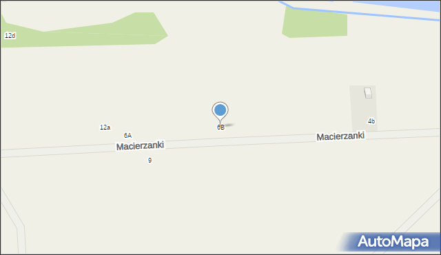 Grzegorzewice, Macierzanki, 6B, mapa Grzegorzewice