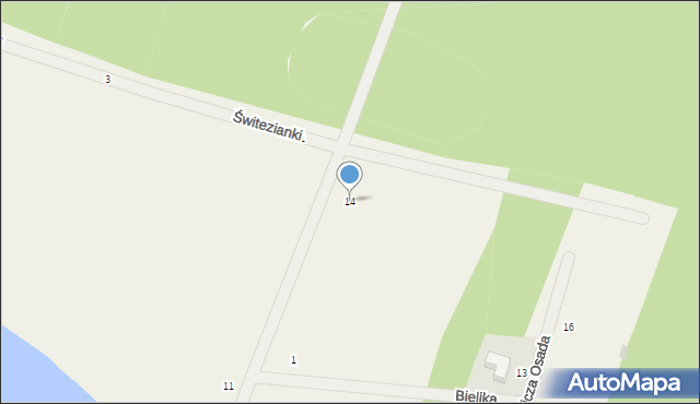 Grzegorzewice, Malownicza, 14, mapa Grzegorzewice