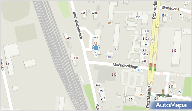 Inowrocław, Maćkowskiego Jana Karola, 12, mapa Inowrocławia