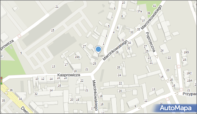 Inowrocław, Marcinkowskiego Karola, 27, mapa Inowrocławia