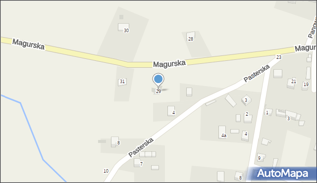 Jabłonka, Magurska, 29, mapa Jabłonka