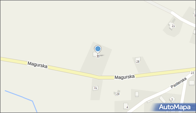 Jabłonka, Magurska, 30, mapa Jabłonka