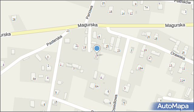 Jabłonka, Magurska, 65, mapa Jabłonka