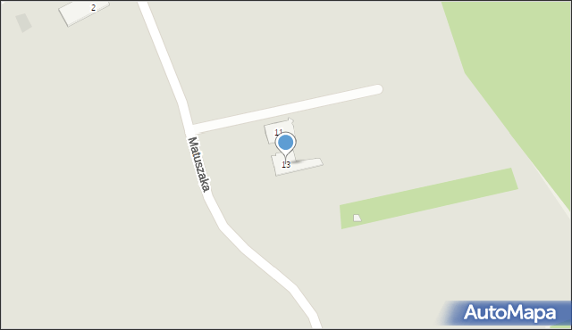 Jarocin, Matuszaka Franciszka, kpr., 13, mapa Jarocin