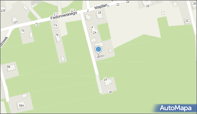 Jastkowice, Majdan, 10, mapa Jastkowice