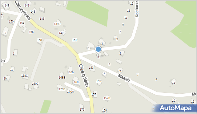 Jastrzębie-Zdrój, Matejki Jana, 1, mapa Jastrzębie-Zdrój