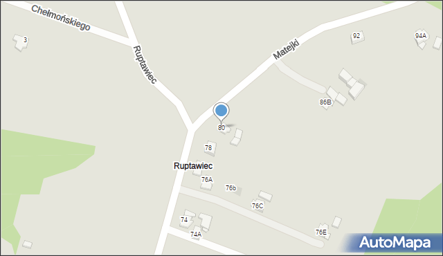 Jastrzębie-Zdrój, Matejki Jana, 80, mapa Jastrzębie-Zdrój