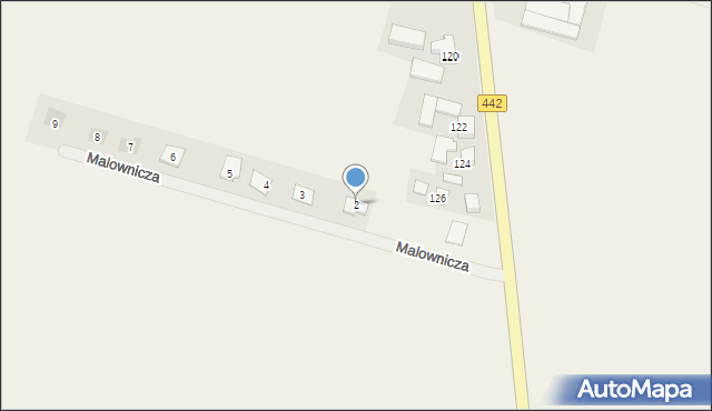 Kaczanowo, Malownicza, 2, mapa Kaczanowo