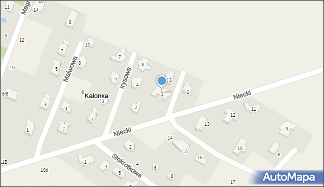 Kalonka, Maciejkowa, 1, mapa Kalonka