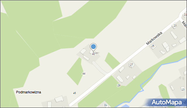 Kamień, Markowska, 42, mapa Kamień