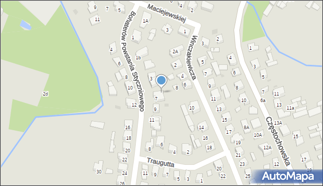 Karczew, Maciejewskiej Ireny, 2a, mapa Karczew